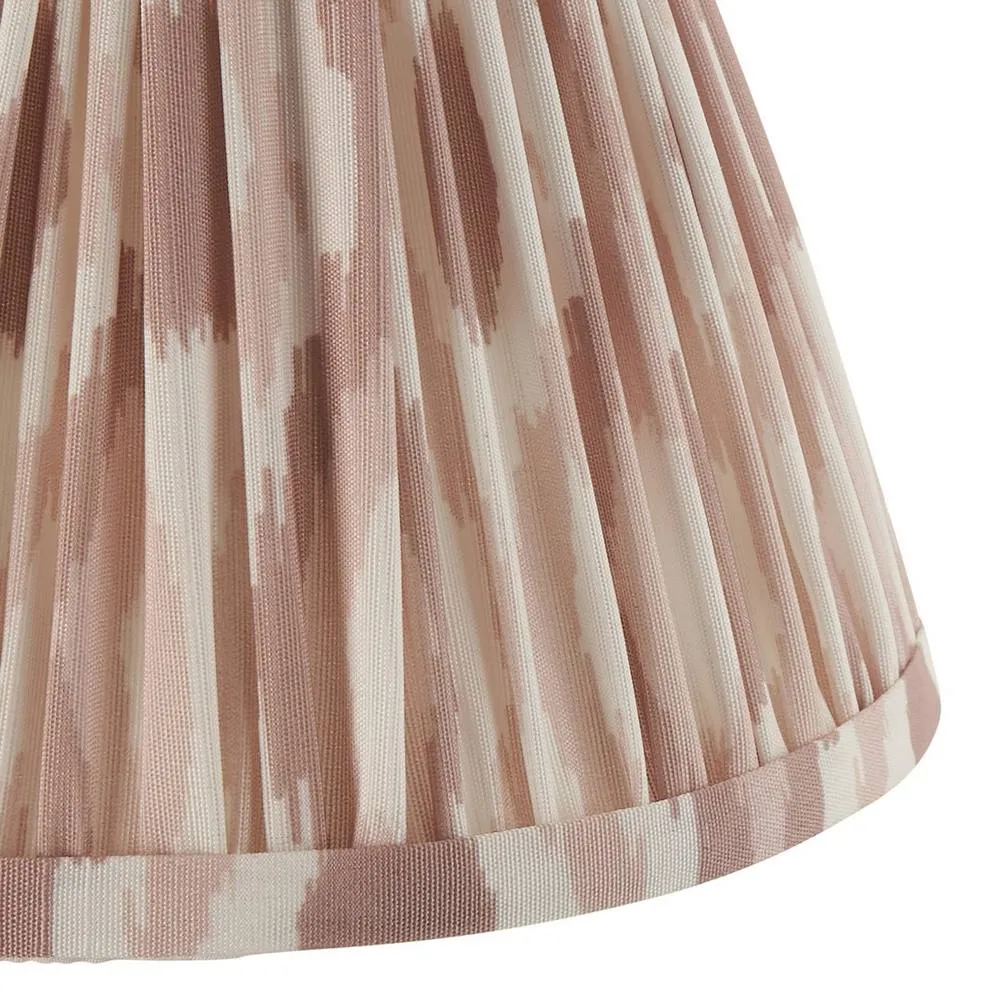 Netlighting Step Fold Wall Light Fabric Ikat Shade 16cm B22 in Gold 6