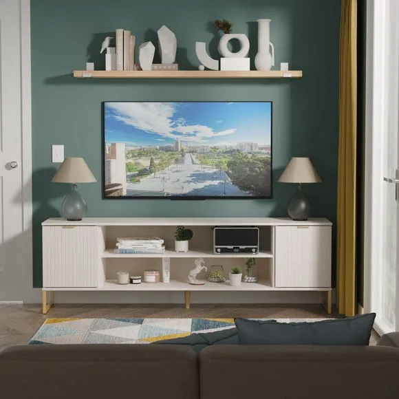 Harborne Extra Wide TV Unit for TVs up to 80" 1