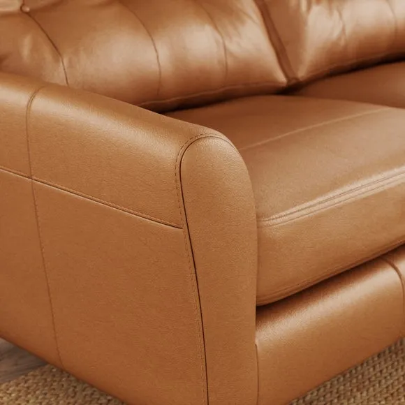 Sven Vintage Leather 3 Seater Sofa 5
