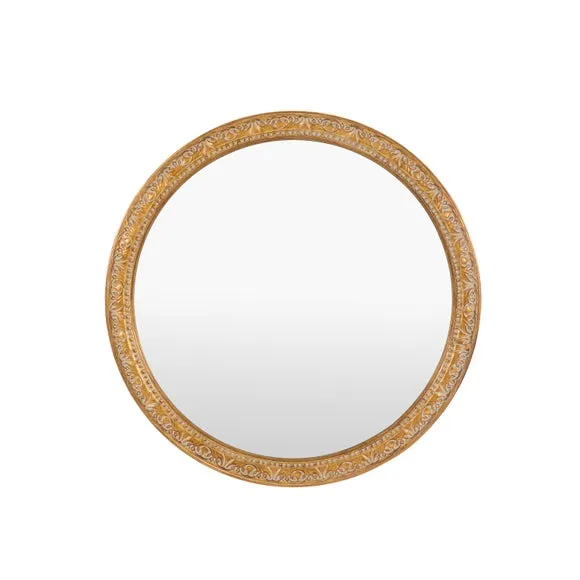 Cedar and Sage Valenza Round Wall Mirror