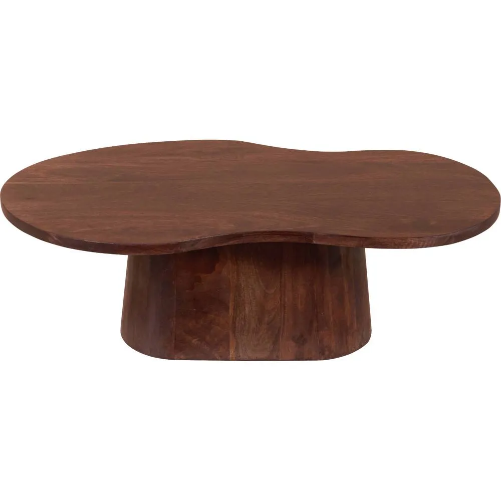 IH Design Lorrell Solid Wood Coffee Table for Living Room in Brown 2