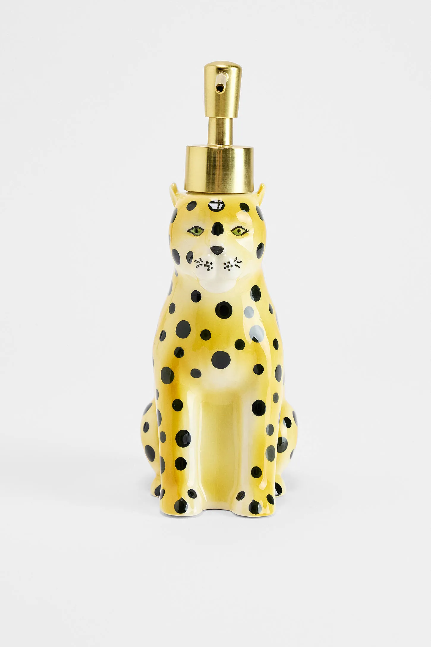 Mini Leopard Soap Dispenser - Yellow 2