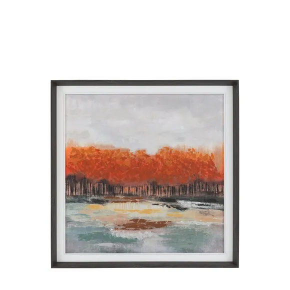 Cedar and Sage Autumn Colour Framed Canvas 4
