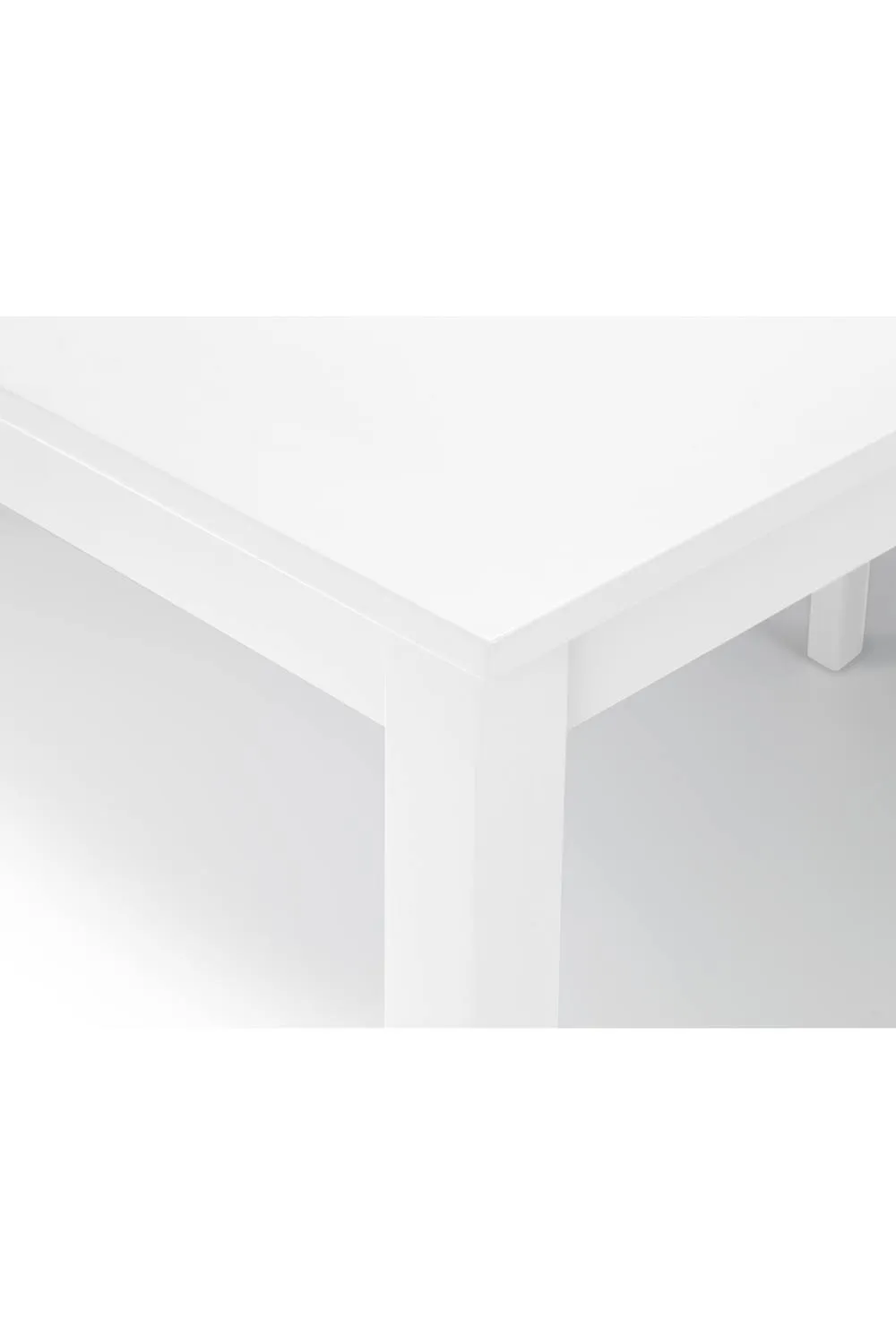 Julian Bowen Taku Rectangular 4 Seater Dining Table in White 4