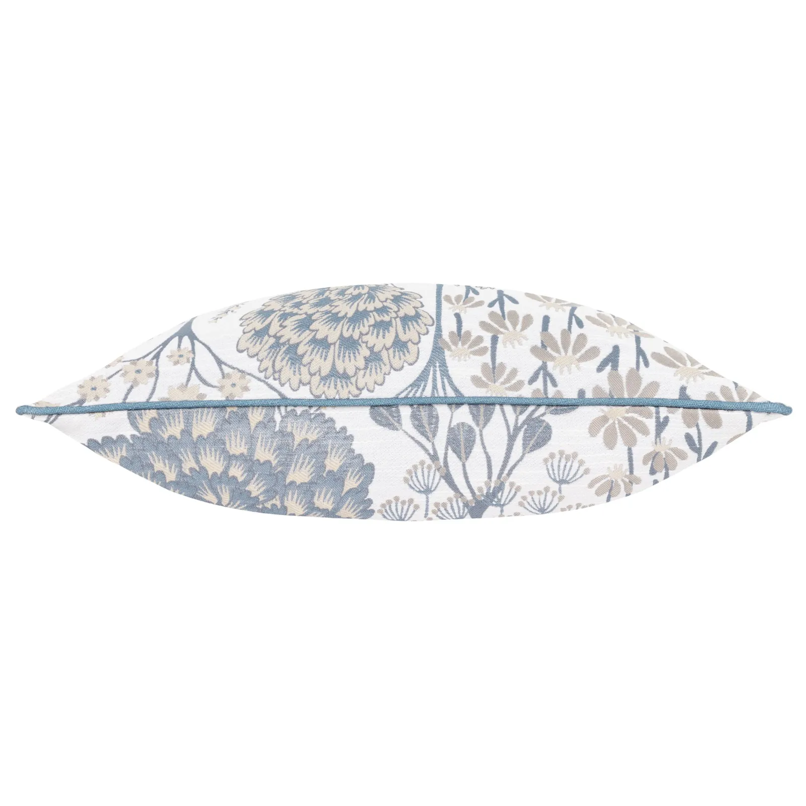 Wylder Ophelia Floral Jacquard Cushion in Blue 3