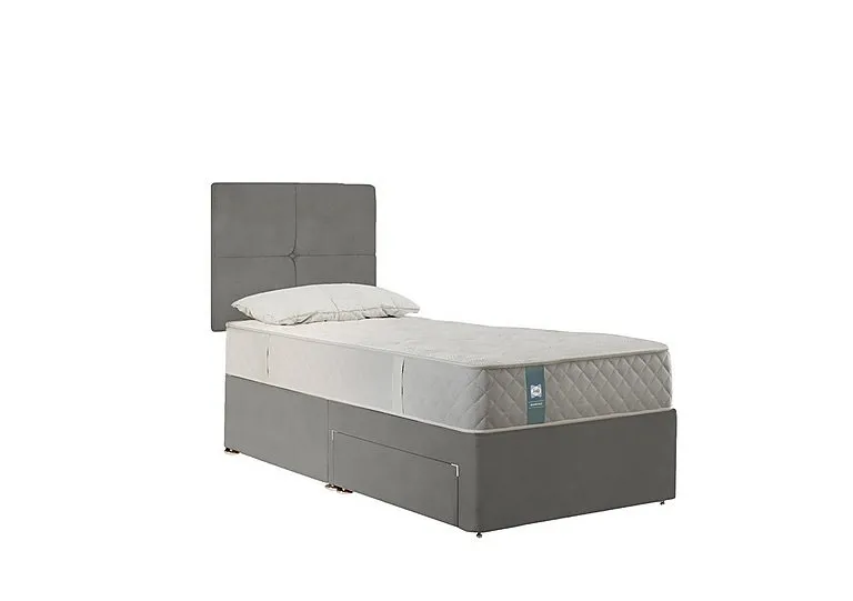 Waltham Divan Set - Single - Wool Silver Fox