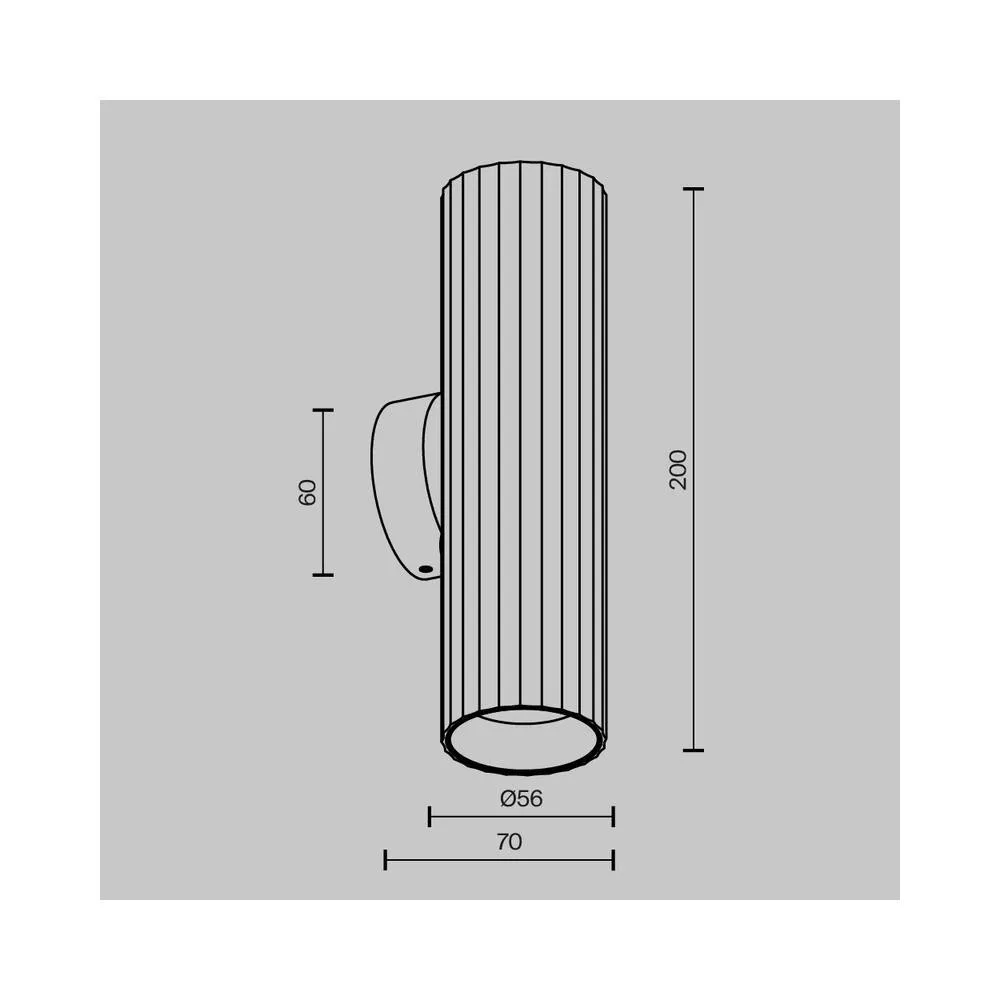 Netlighting Calipso Up & Down Wall Lamp Brass 2xGU10 in Gold 2