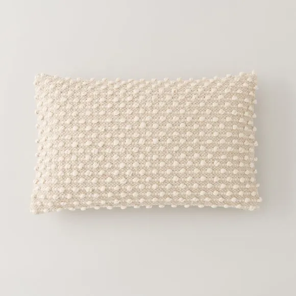 Jersey Bobble Rectangle Cushion 3