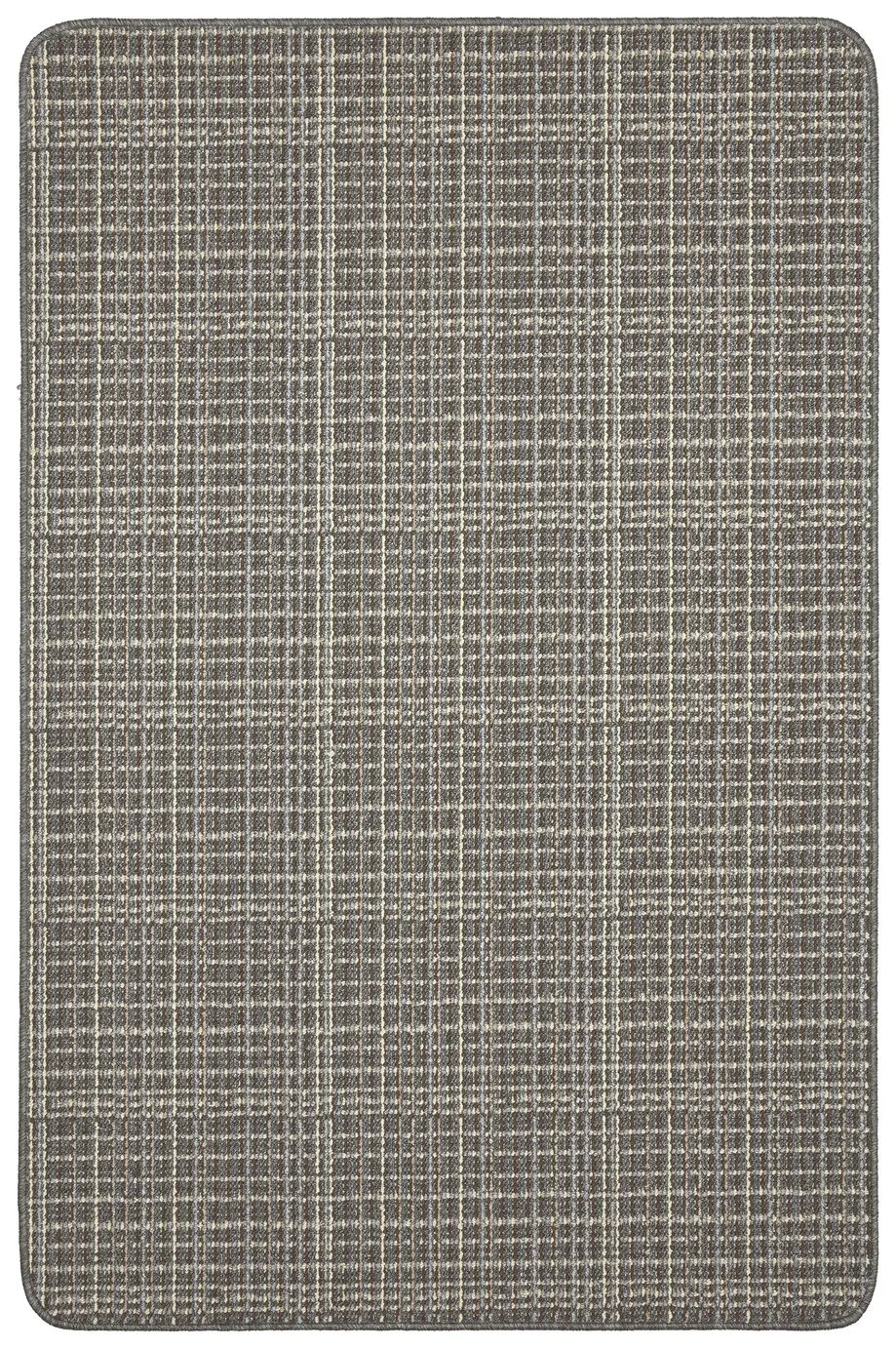 Dandy Warren Short Pile Rug - 150x100cm - Lead Cream