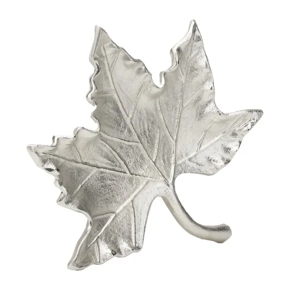 Metal Oak Leaf Bowl 3