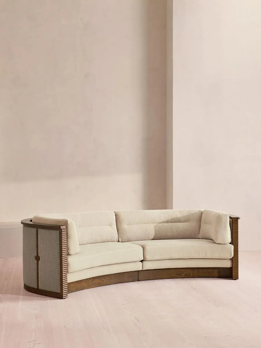 Belmont Sofa, Three Seater, Linen, Bisque