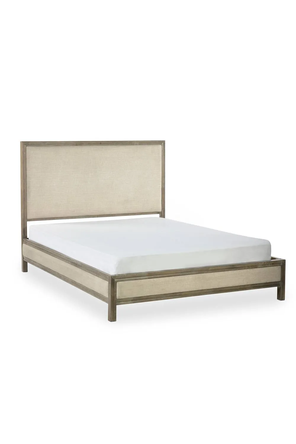 Julian Bowen Lucie Upholstered Headboard Bed in Beige 3