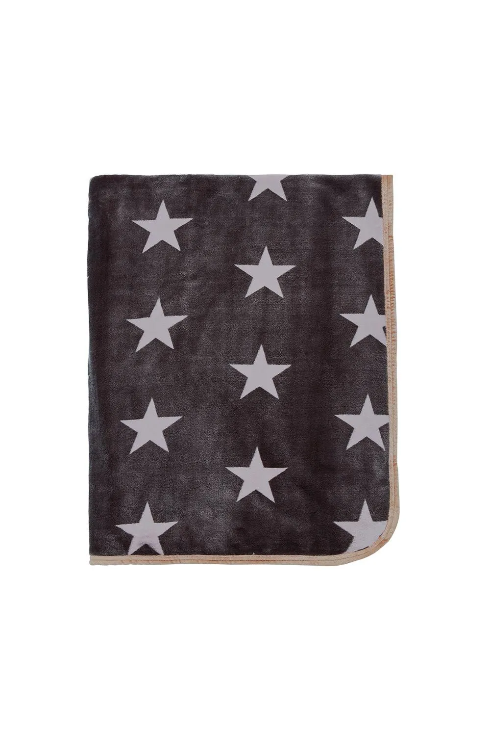 Helena Springfield 'Star' Fleece Throw in Charcoal