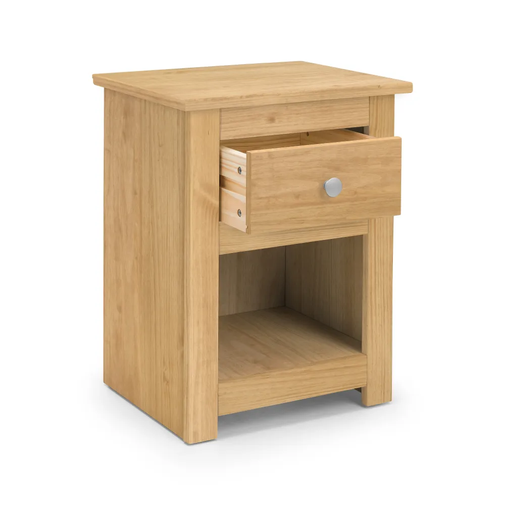 Radley Pine 1 Drawer Bedside Table