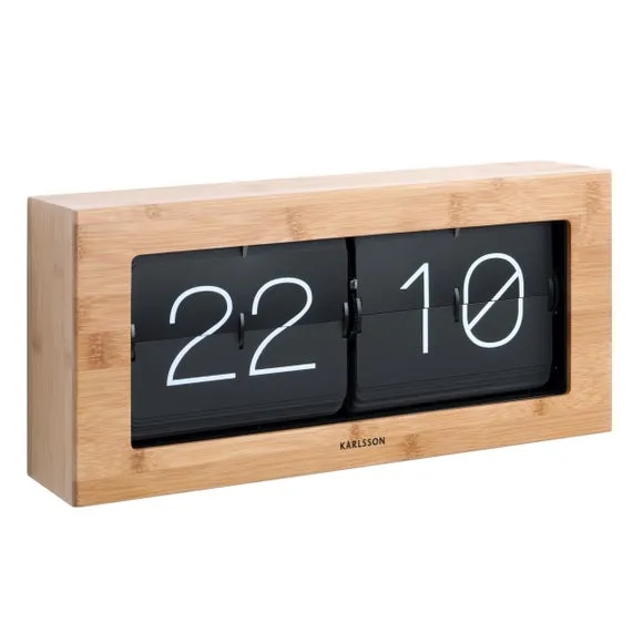Karlsson XL Boxed Flip Mantel Clock 3