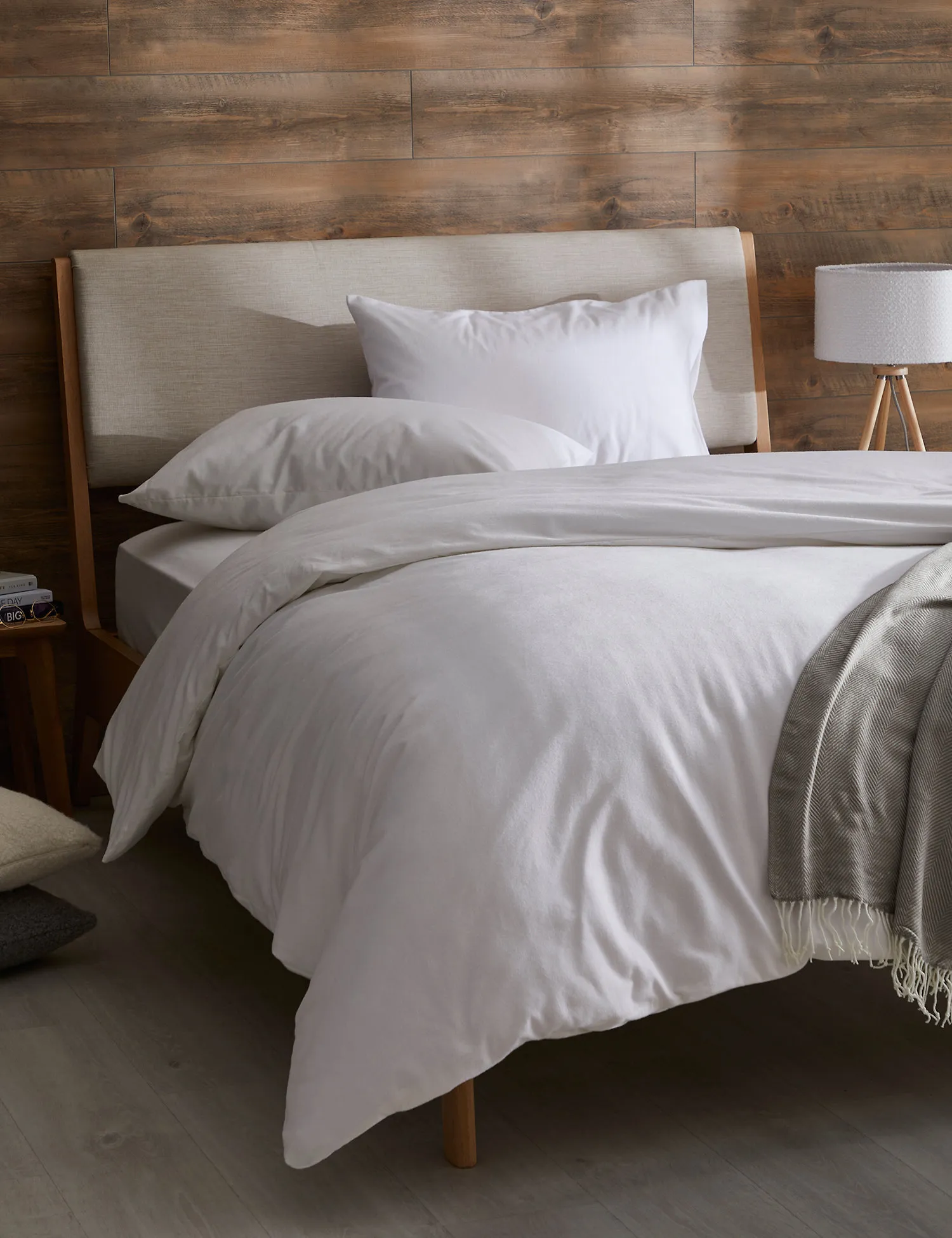 M&S Pure Brushed Cotton Bedding Set