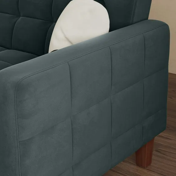 Harlow Velvet Storage Double Sofa Bed 5