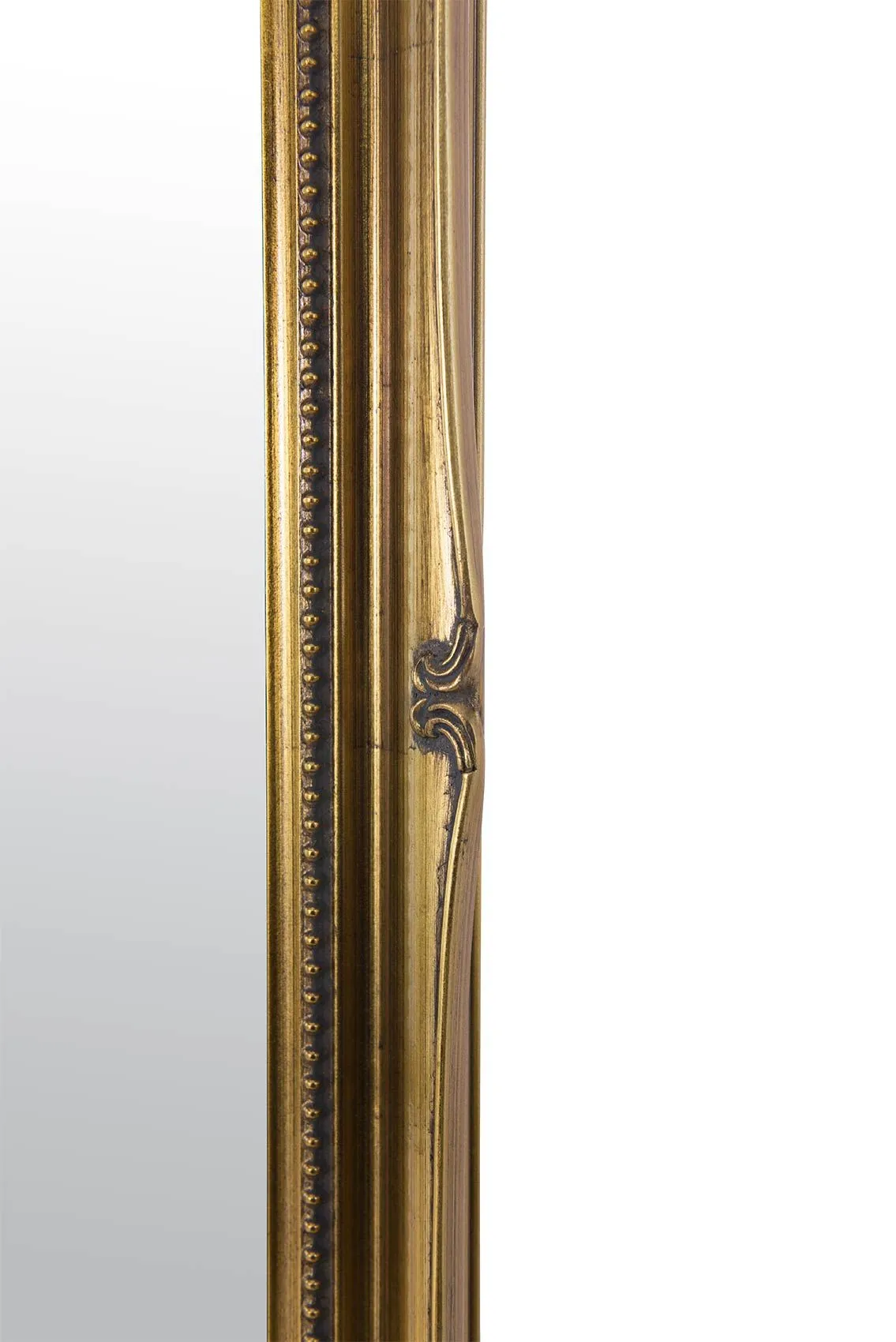 MirrorOutlet Fraser Gold Beaded Wall Mirror 71 x 61 CM 5