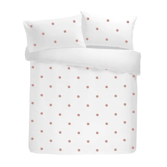 Appletree Dot 100% Cotton Duvet Cover and Pillowcase Set 4