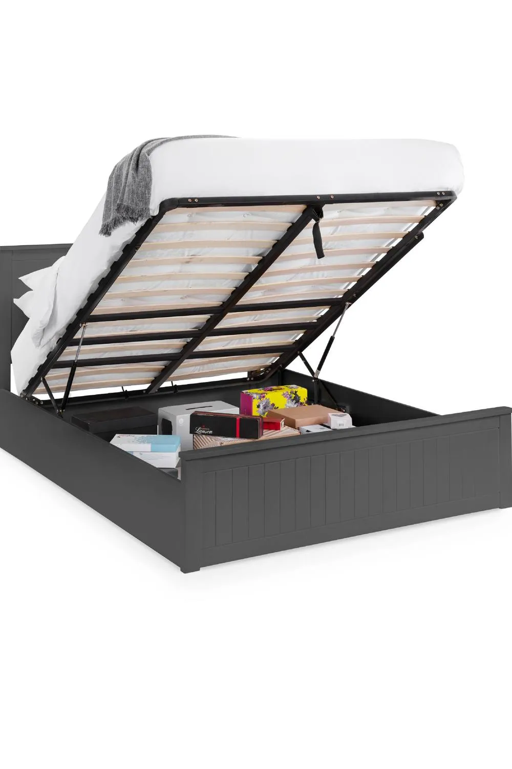 Julian Bowen Maine Ottoman Storage Bed in Dark Grey 5