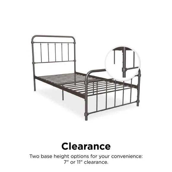Dorel Home Wallace Metal Bed 6
