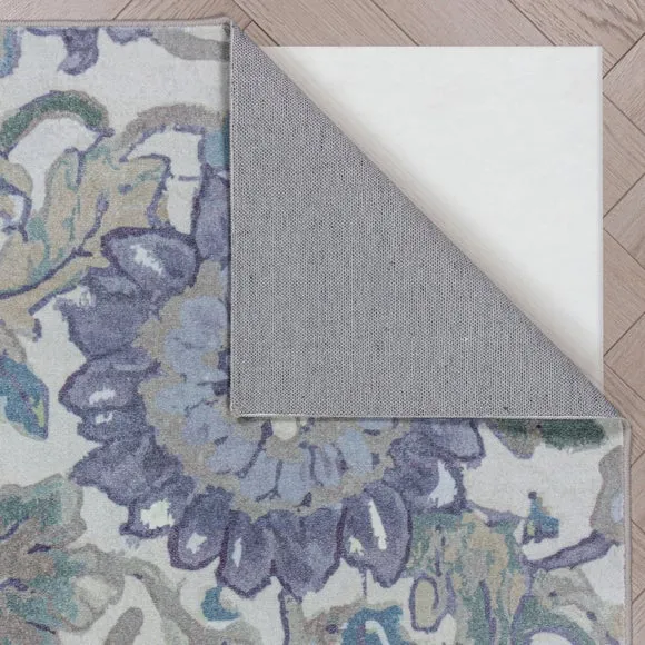Amberley Floral Washable Rug 3