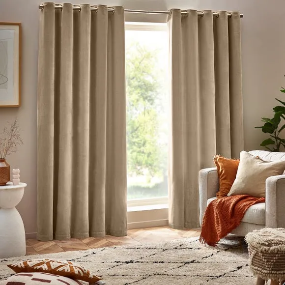 Yard Chenille Eyelet Curtains 2