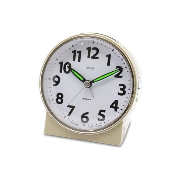 Acctim Micah Non Ticking Analogue Alarm Clock 5