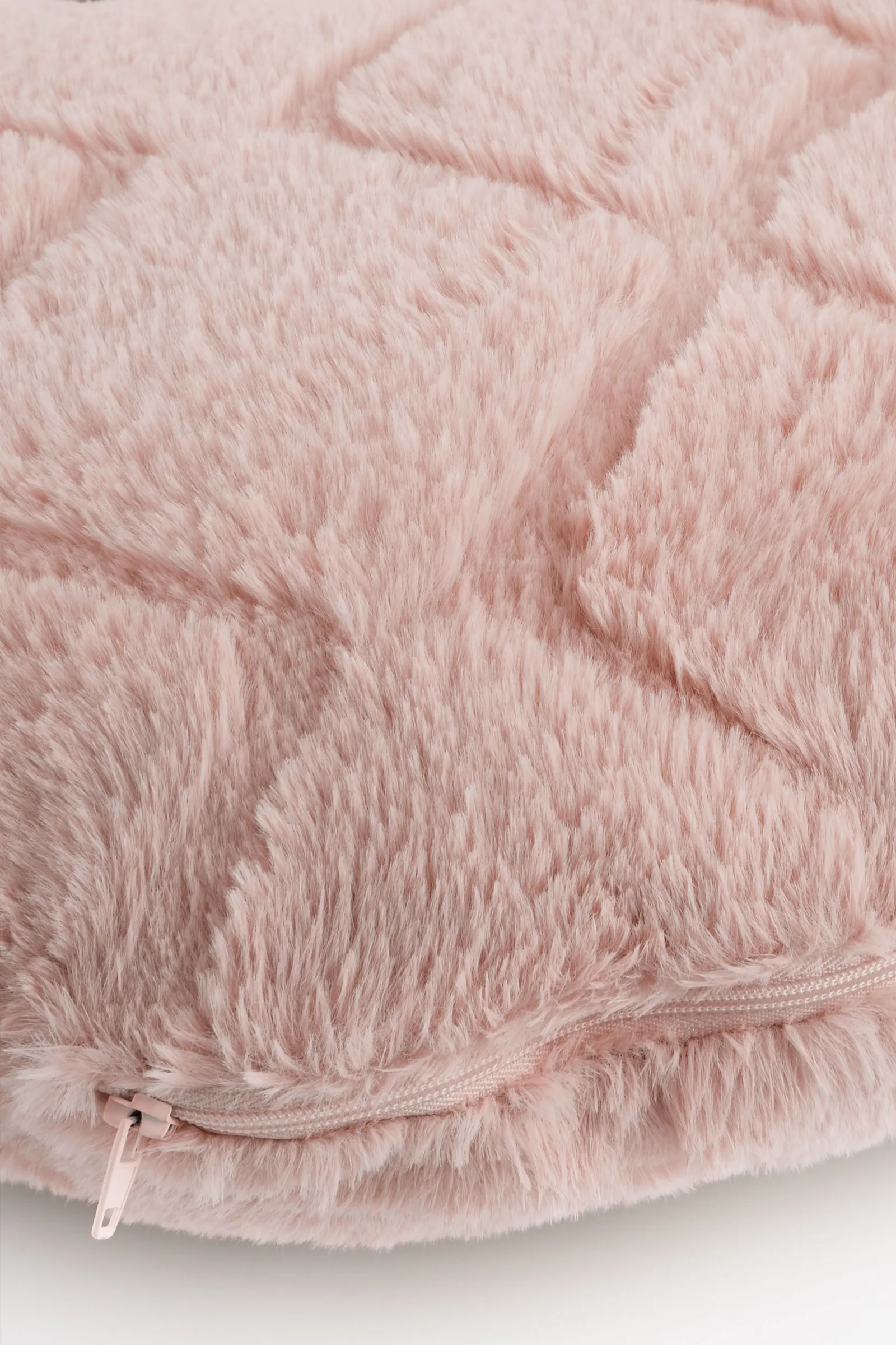 Catherine Lansfield 'Cosy Diamond' Cushion in Pink 2