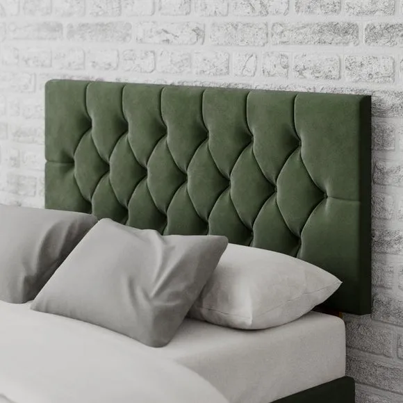 Olivier Plush Velvet Headboard 1