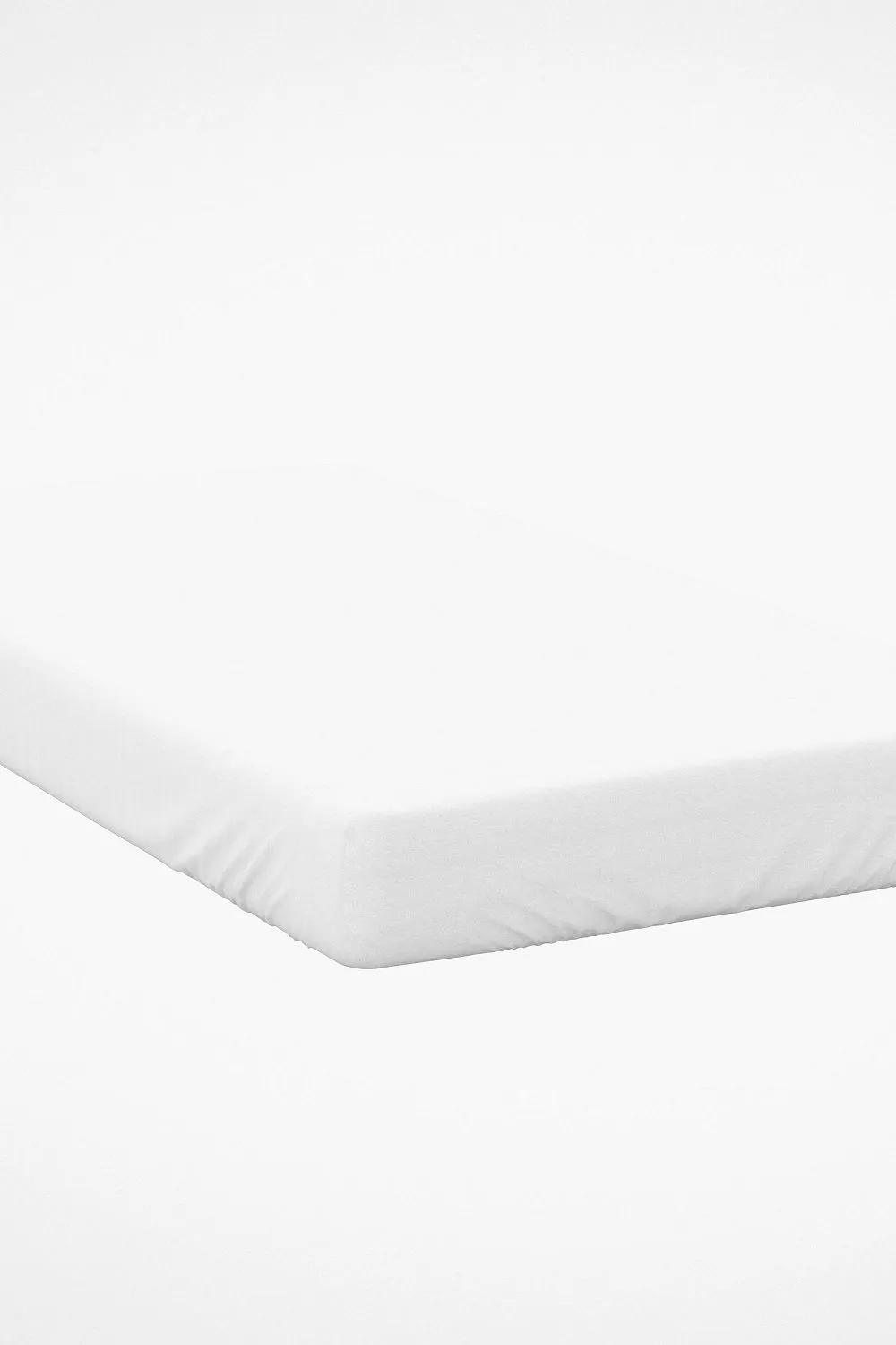 Belledorm Egyptian Cotton 200 Thread Count 46cm Fitted Sheet in White 1