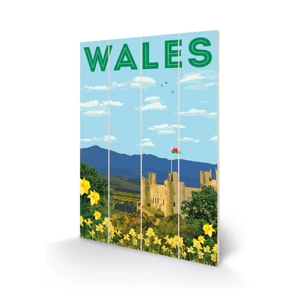 The Art Group Wales Wooden Wall Art 2