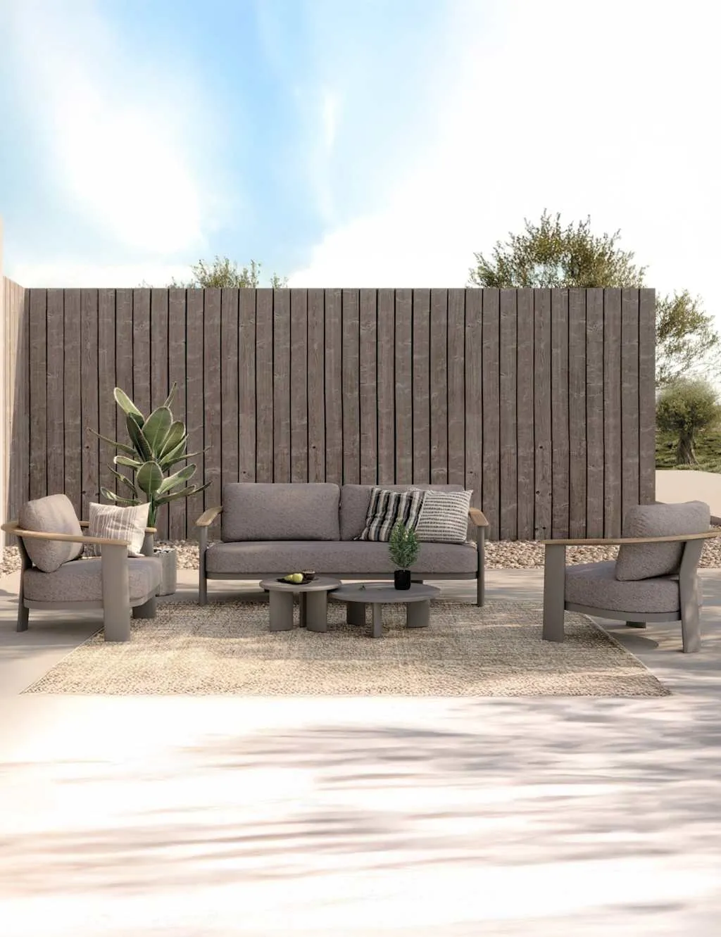 Royalcraft NAIA 5 Seater Lounge Set Beige