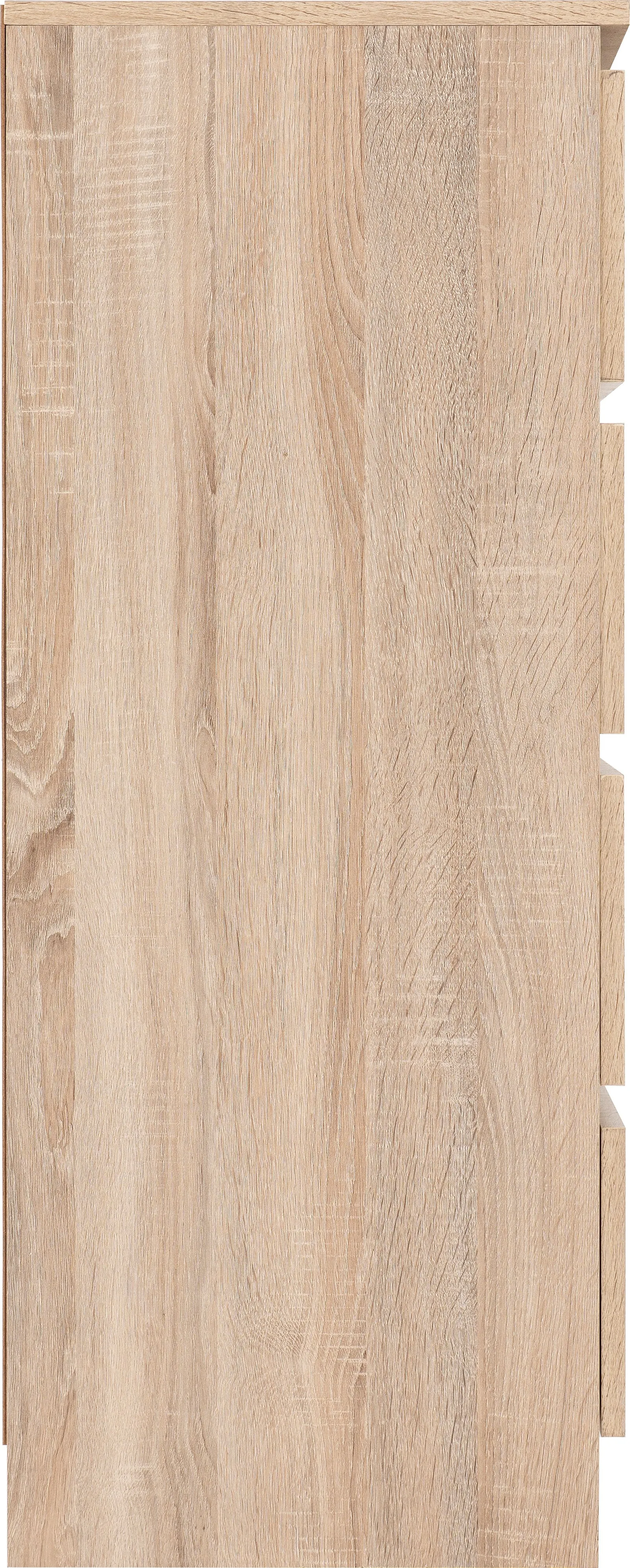 Seconique Malvern 8 Drawer Chest in Light Oak 5