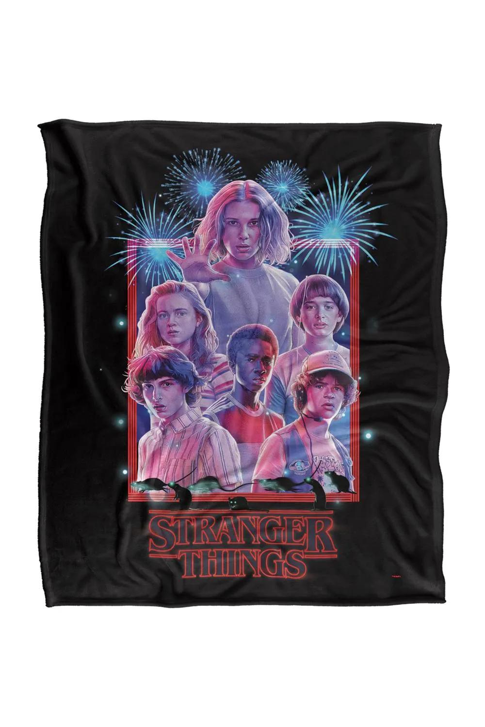 Stranger Things Season 3 July 4Th Super Soft Throw Blanket 152x127 Cm