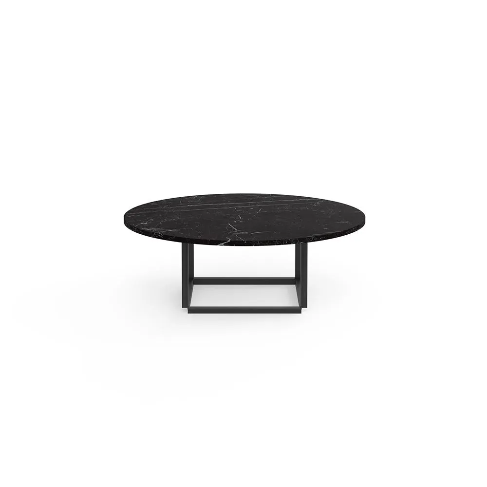 New Works Florence Coffee Table 90cm Black Marquina Black Frame 3
