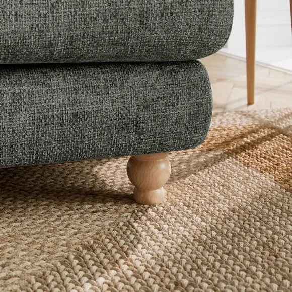 Martha Chunky Chenille Corner Chaise Sofa 5