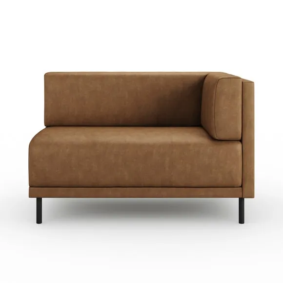 Mae Corner Dining Bench, Faux Leather 5