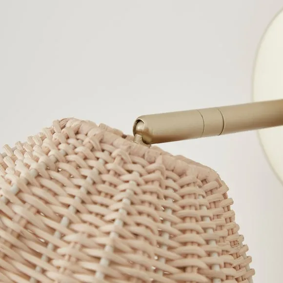 Amaria Scallop Adjustable Plug In Wall Light 3