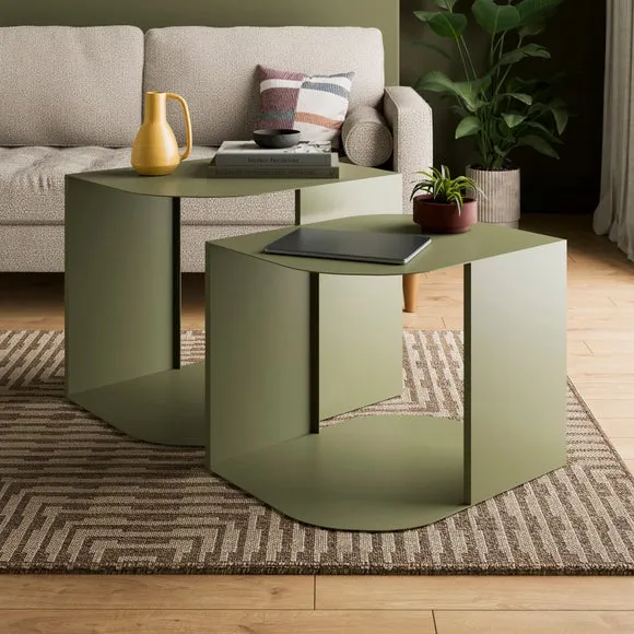 Edwin Metal Nesting Coffee Tables 1