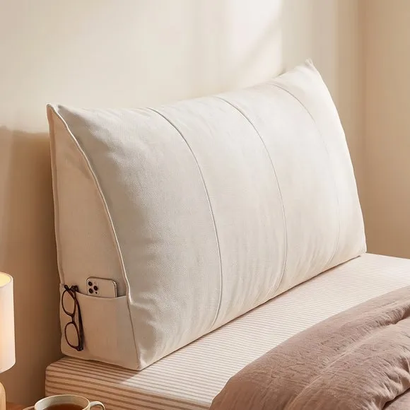 Velvet Headboard Bolster Cushion 3
