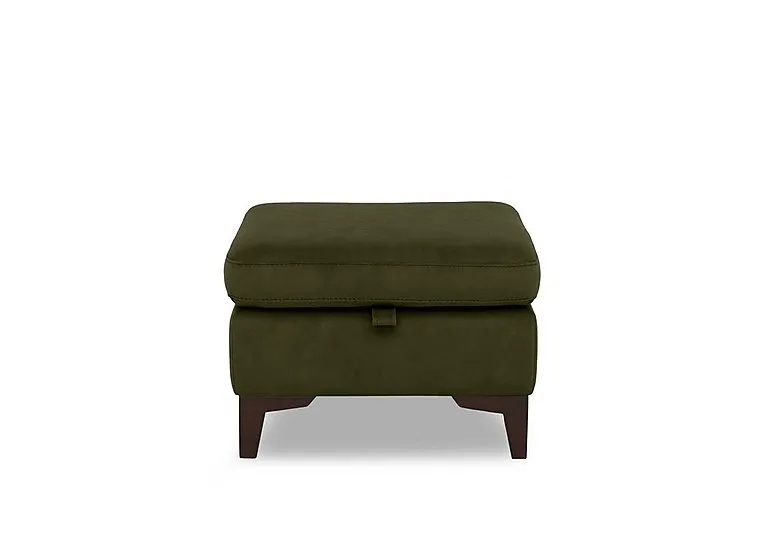 Zoom Fabric Storage Footstool