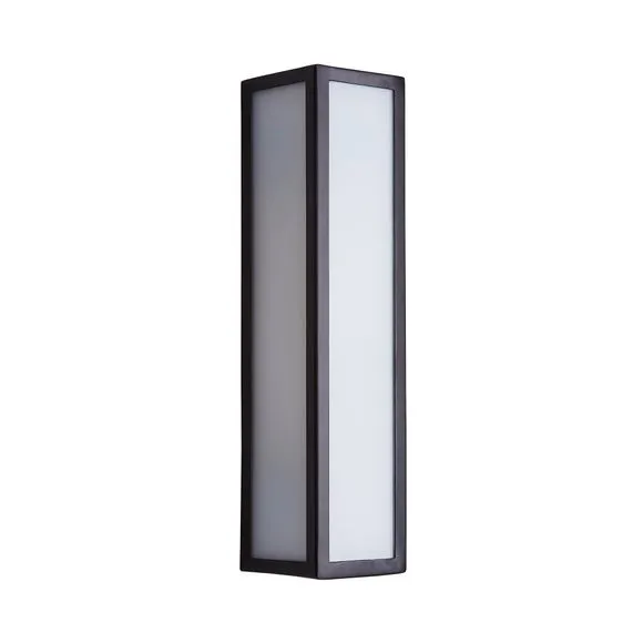 Fletcher Boxed Bathroom Wall Light Black 4