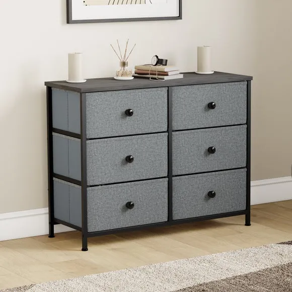 Maye 6 Drawer Fabric Chest