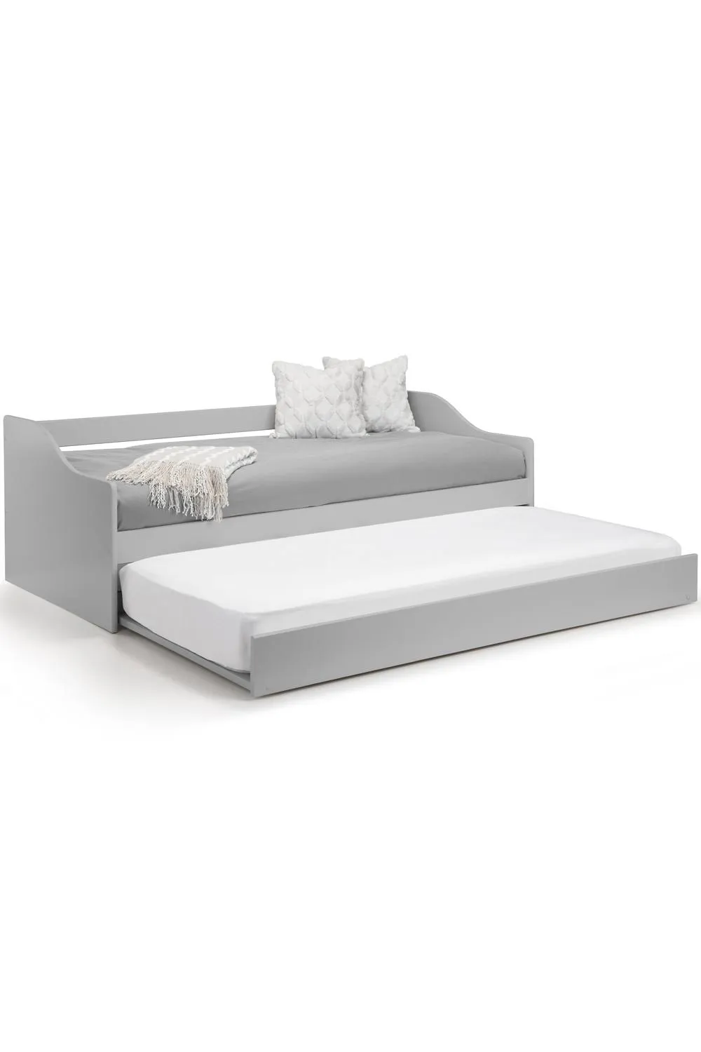 Julian Bowen Elba Daybed with pull-out Trundle in Grey 4