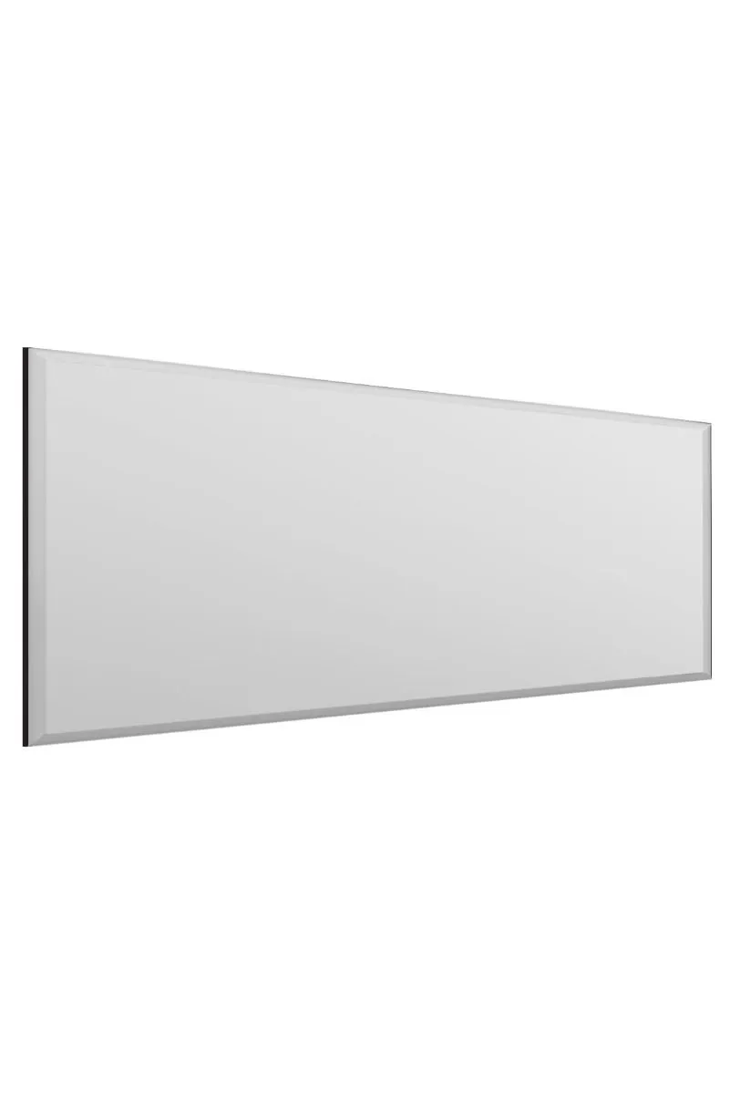 MirrorOutlet All Glass Modern Bevelled Wall or Leaner Mirror 59" X 24" (150x60CM) in Silver 5