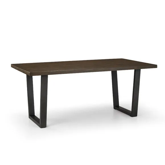 Brooklyn 6 Seater Rectangular Dining Table, Oak 2