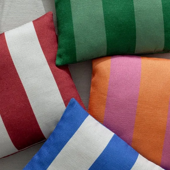 furn Deck Stripe Outdoor Square Cushion 6