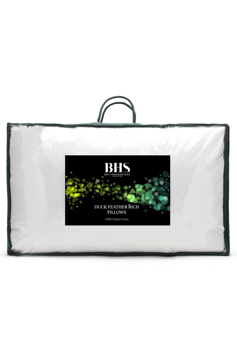 BHS Duck Feather Pillow Pair in White 2