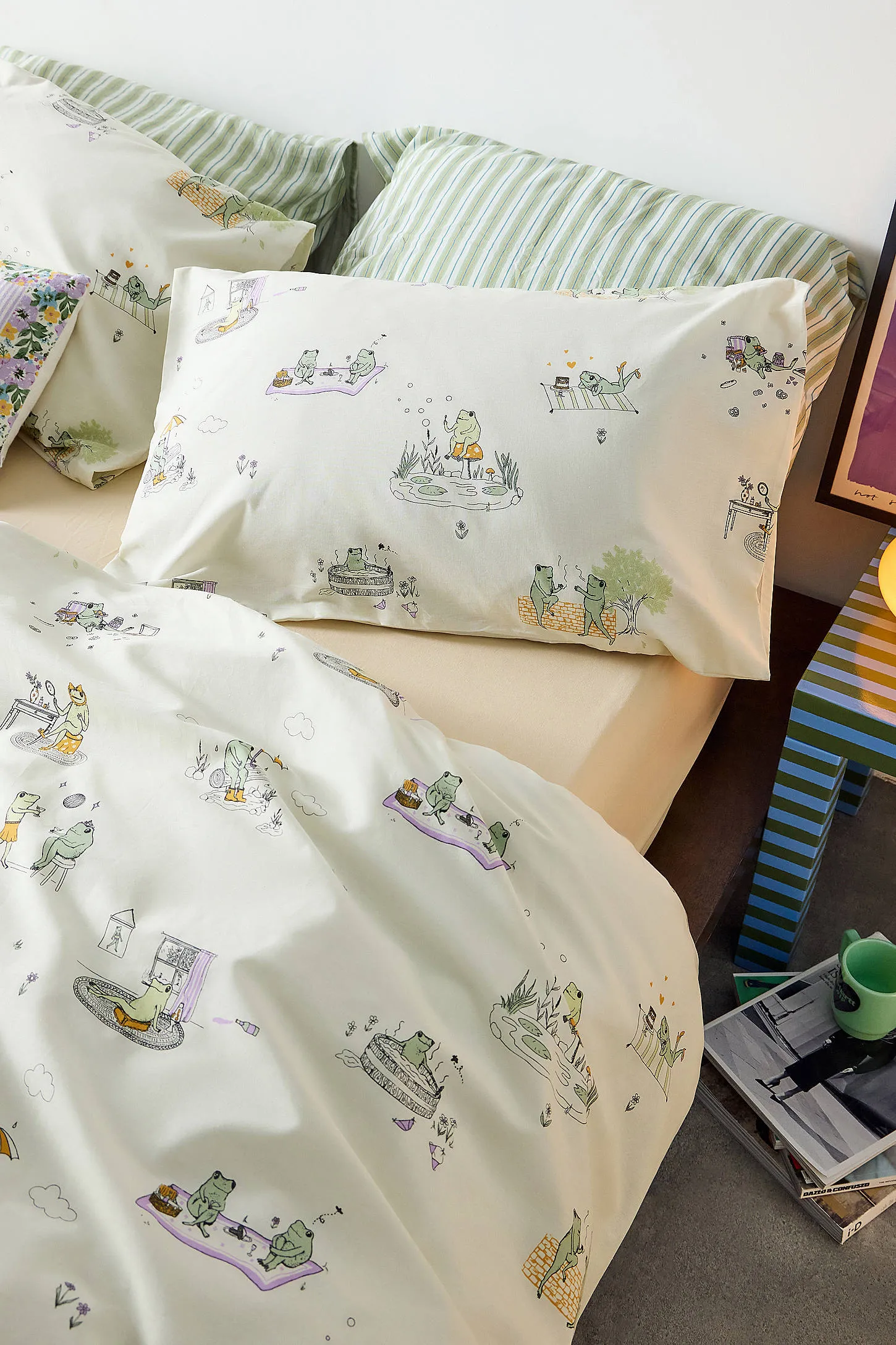 Froggy Duvet Set - Cream 3
